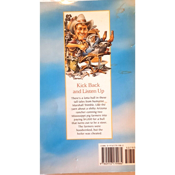 Never Give A Heifer a Bum Steer by Marshall Trimble 1999 pb - Picture 2 of 6